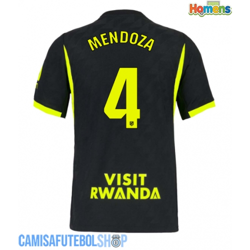 Camisa de time de futebol Atletico Madrid Rodrigo Mendoza #4 Replicas 2º Equipamento 2026-27 Manga Curta